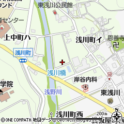 石川県金沢市浅川町西周辺の地図