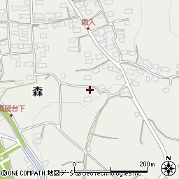 長野県千曲市森2071周辺の地図