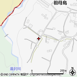 群馬県渋川市祖母島1646-1周辺の地図