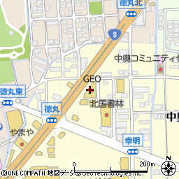 ゲオ松任店周辺の地図