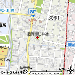 藤岡諏訪神社周辺の地図