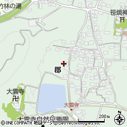 長野県千曲市八幡1383周辺の地図
