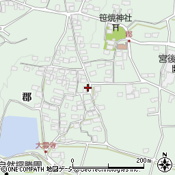 長野県千曲市八幡1421周辺の地図