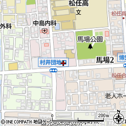 ローソン松任茶屋店周辺の地図