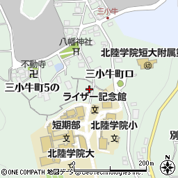 石川県金沢市三小牛町イ周辺の地図