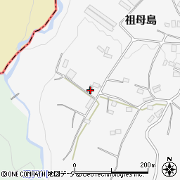 群馬県渋川市祖母島1651周辺の地図