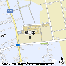 宇都宮市立横川中学校周辺の地図