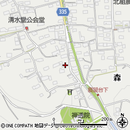 長野県千曲市森1557-3周辺の地図