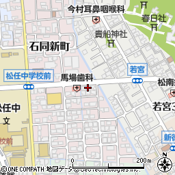 石川県白山市石同新町243周辺の地図