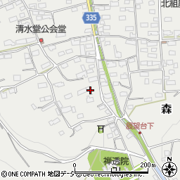 長野県千曲市森1557-1周辺の地図