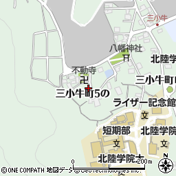 石川県金沢市三小牛町５の周辺の地図