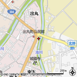 富山県南砺市城端出丸33周辺の地図