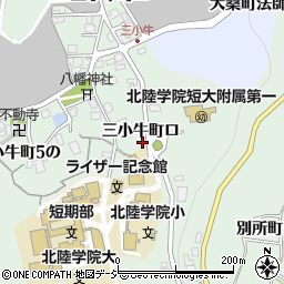 石川県金沢市三小牛町ロ周辺の地図