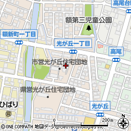 石川県金沢市光が丘1丁目周辺の地図