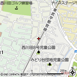 栃木県宇都宮市西川田町1232周辺の地図