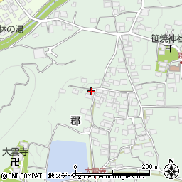 長野県千曲市八幡1381周辺の地図
