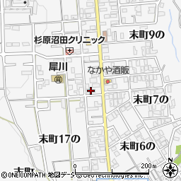 石川県金沢市末町１６の1周辺の地図
