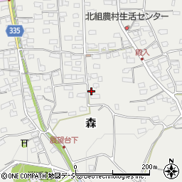 長野県千曲市森2139-1周辺の地図