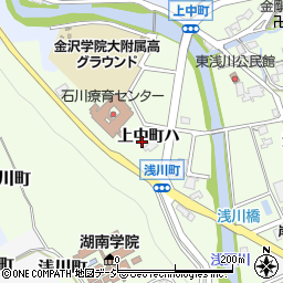 石川県金沢市上中町ハ周辺の地図