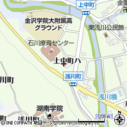 石川県金沢市上中町（ハ）周辺の地図