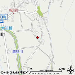 長野県大町市大町三日町573-2周辺の地図