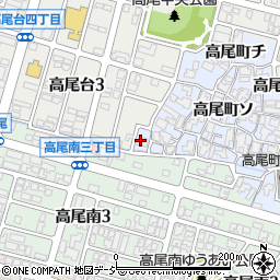 石川県金沢市高尾町（リ）周辺の地図