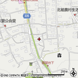 長野県千曲市森2113-1周辺の地図