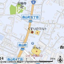 茨城トヨペット日立森山店周辺の地図