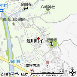 石川県金沢市浅川町イ周辺の地図