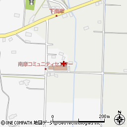 南摩地区老人デイサービスセンター周辺の地図