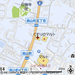 茨城トヨペット　日立森山店周辺の地図