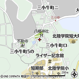 石川県金沢市三小牛町ホ周辺の地図