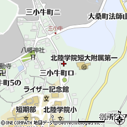 石川県金沢市三小牛町ハ周辺の地図