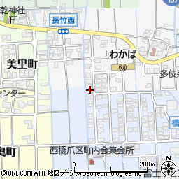 石川県白山市長竹町380-8周辺の地図