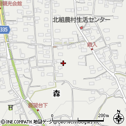 長野県千曲市森2138-1周辺の地図