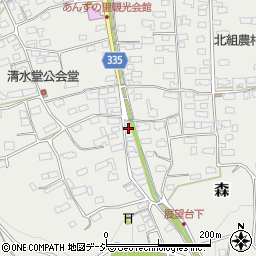 長野県千曲市森1550周辺の地図
