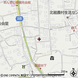 長野県千曲市森2125周辺の地図