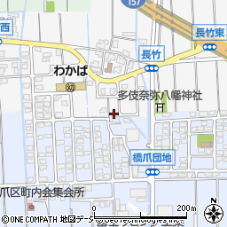 石川県白山市長竹町264-10周辺の地図