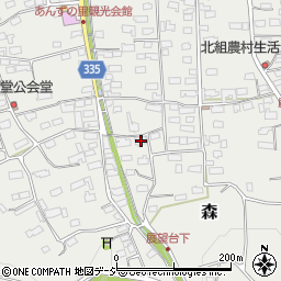 長野県千曲市森2113-2周辺の地図
