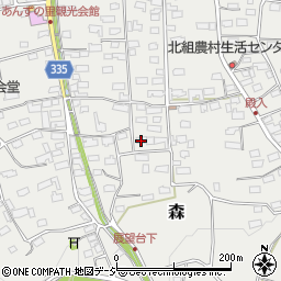 長野県千曲市森2124周辺の地図