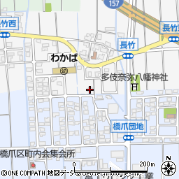 石川県白山市長竹町268周辺の地図