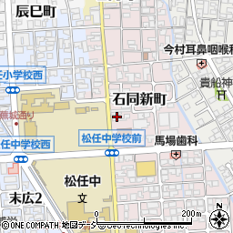 石川県白山市石同新町290周辺の地図