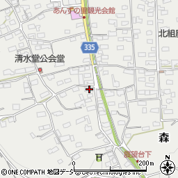 長野県千曲市森1551周辺の地図