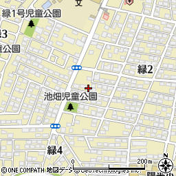栃木県宇都宮市緑周辺の地図