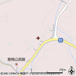 栃木県芳賀郡茂木町青梅26周辺の地図