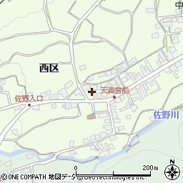 長野県千曲市桑原西区周辺の地図