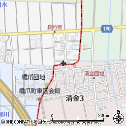 石川県白山市長竹町56-3周辺の地図