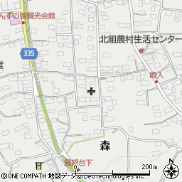長野県千曲市森2132周辺の地図