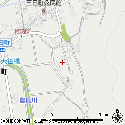 長野県大町市大町三日町557周辺の地図