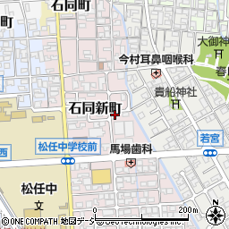 石川県白山市石同新町191周辺の地図
